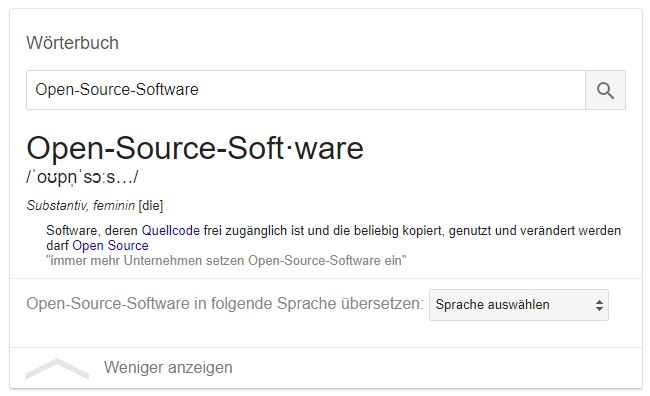 open-source-software Was bedeutet „Open Source-Software“?